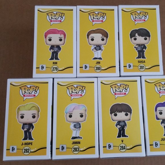 Funko Pop! Rocks BTS WAVE 3 "BUTTER" - FULL SET - Picture 5 of 16